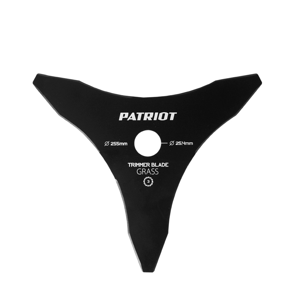 Нож PATRIOT TBM 3 для триммера (255х25.4 мм, 3 зубца)
